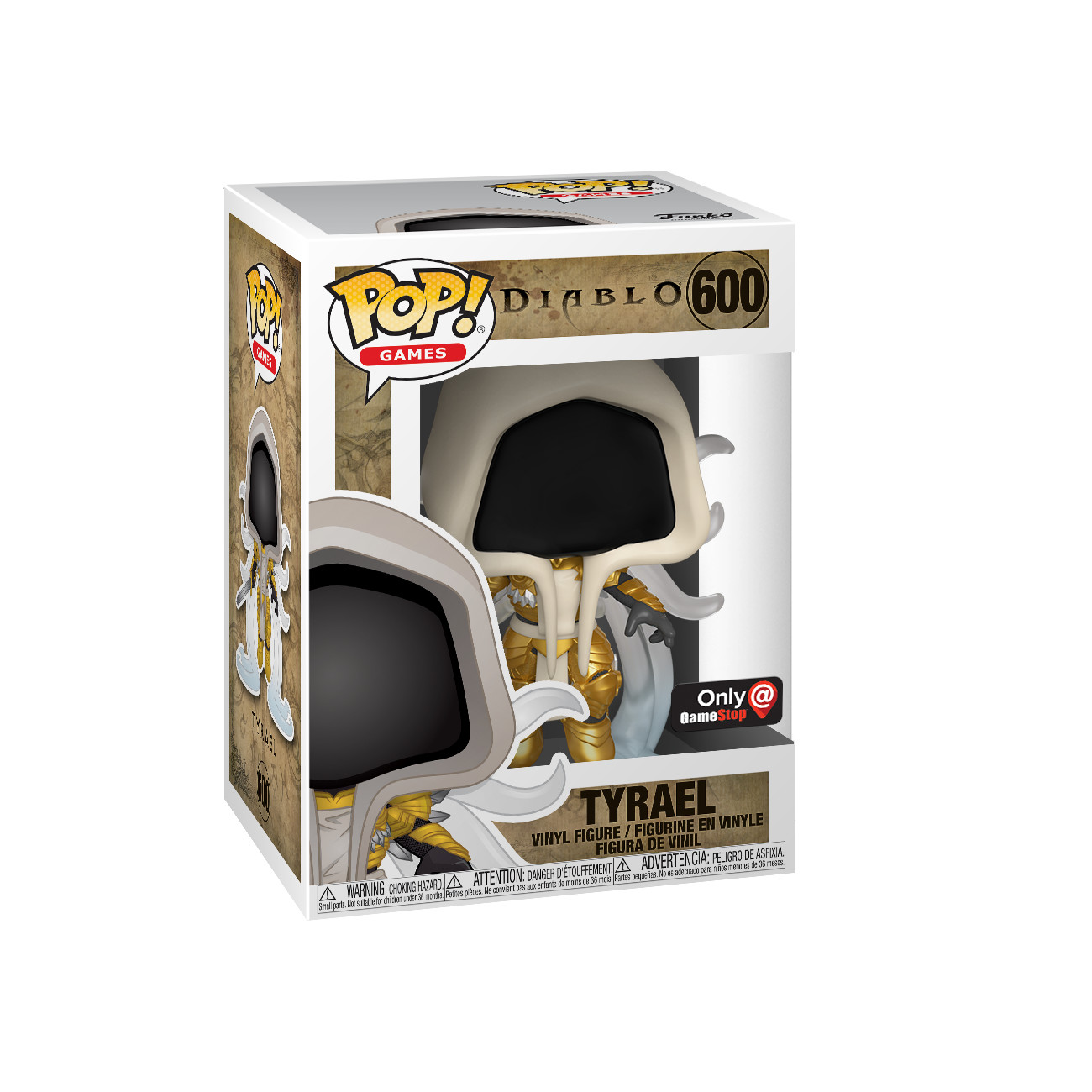 Funko Pop Games Diablo Tyrael #600 Metallic GameStop Exclusive Vaulted MIB 