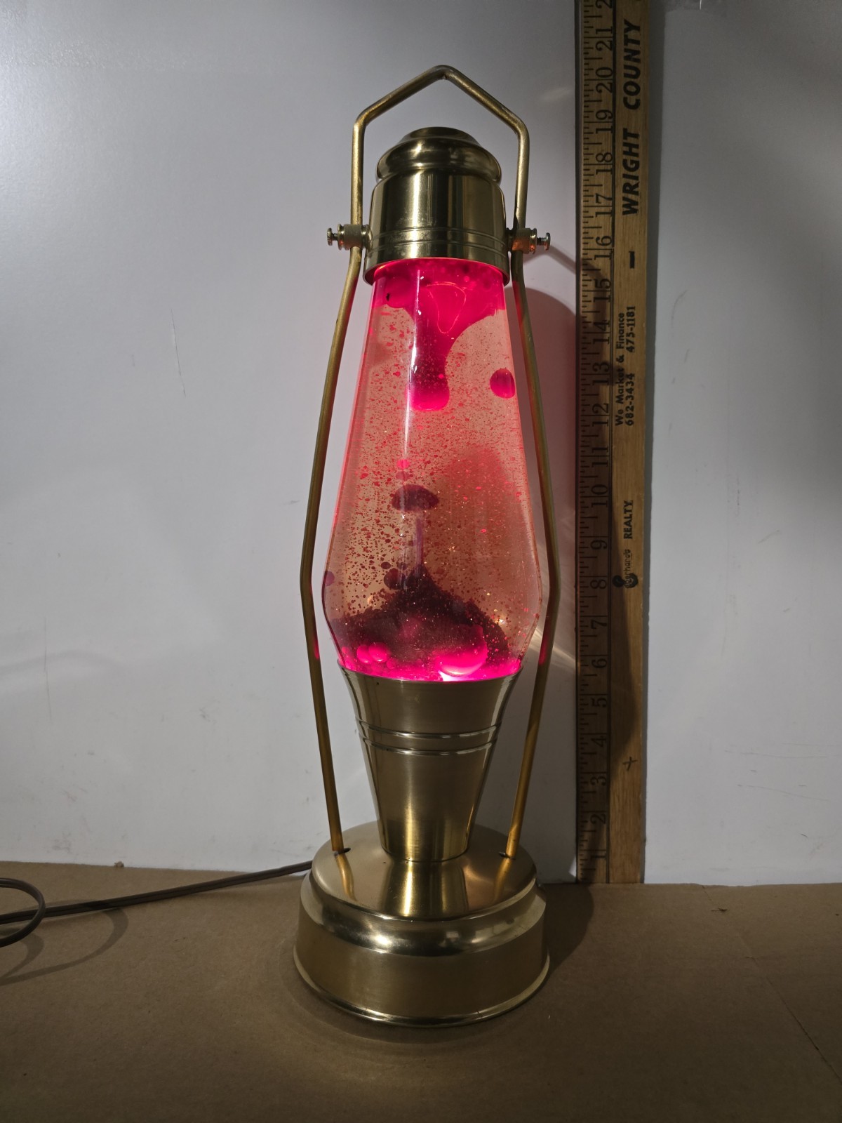 Vtg 1970s Lava Coachlite Lava Lite Model6000 Lantern Lava Lamp Brass Working MCM Vtg 1970s Lava Coachlite Lava Lite Model6000 Lantern Lava Lamp Brass Working MCM