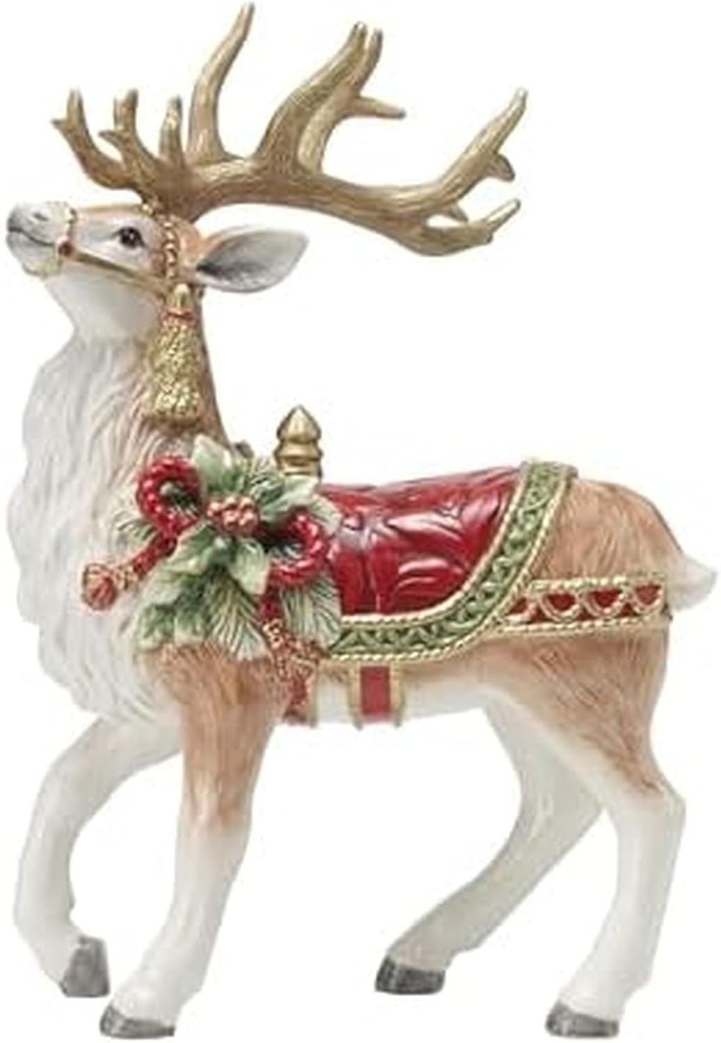 Holiday Home Deer Ceramic Figurine 12.5\ Holiday Home Deer Ceramic Figurine 12.5\