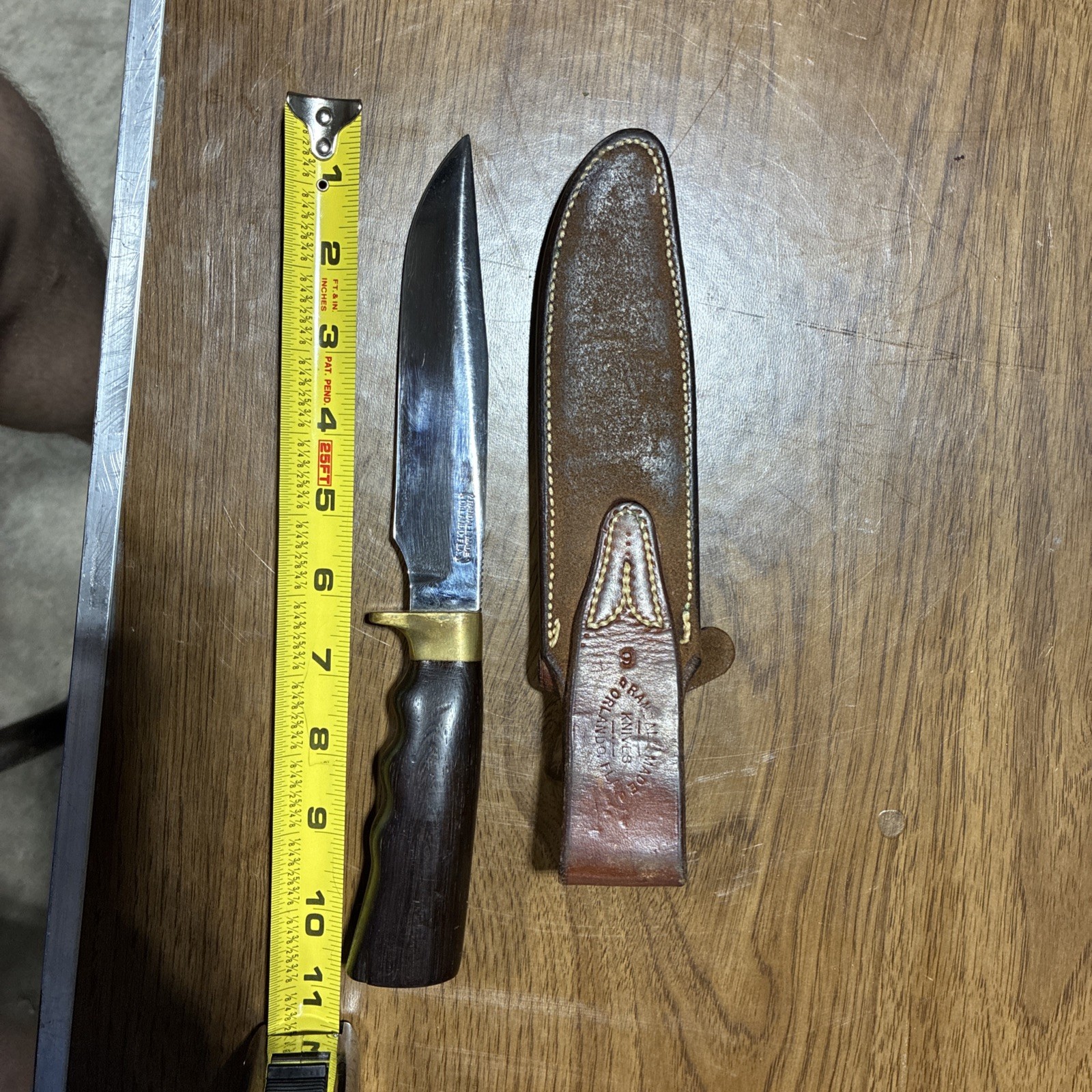 Vintage Randall Knife orlando Florida with sheath