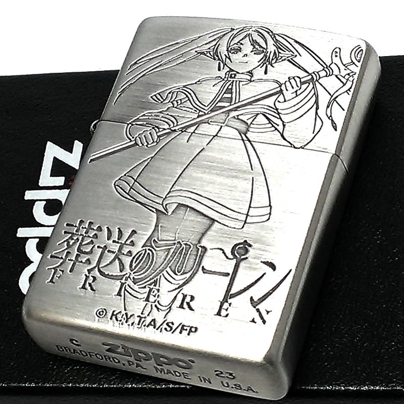 Zippo Lighter CASE ONLY Funeral Freelen Double-sided Processing Anime Character