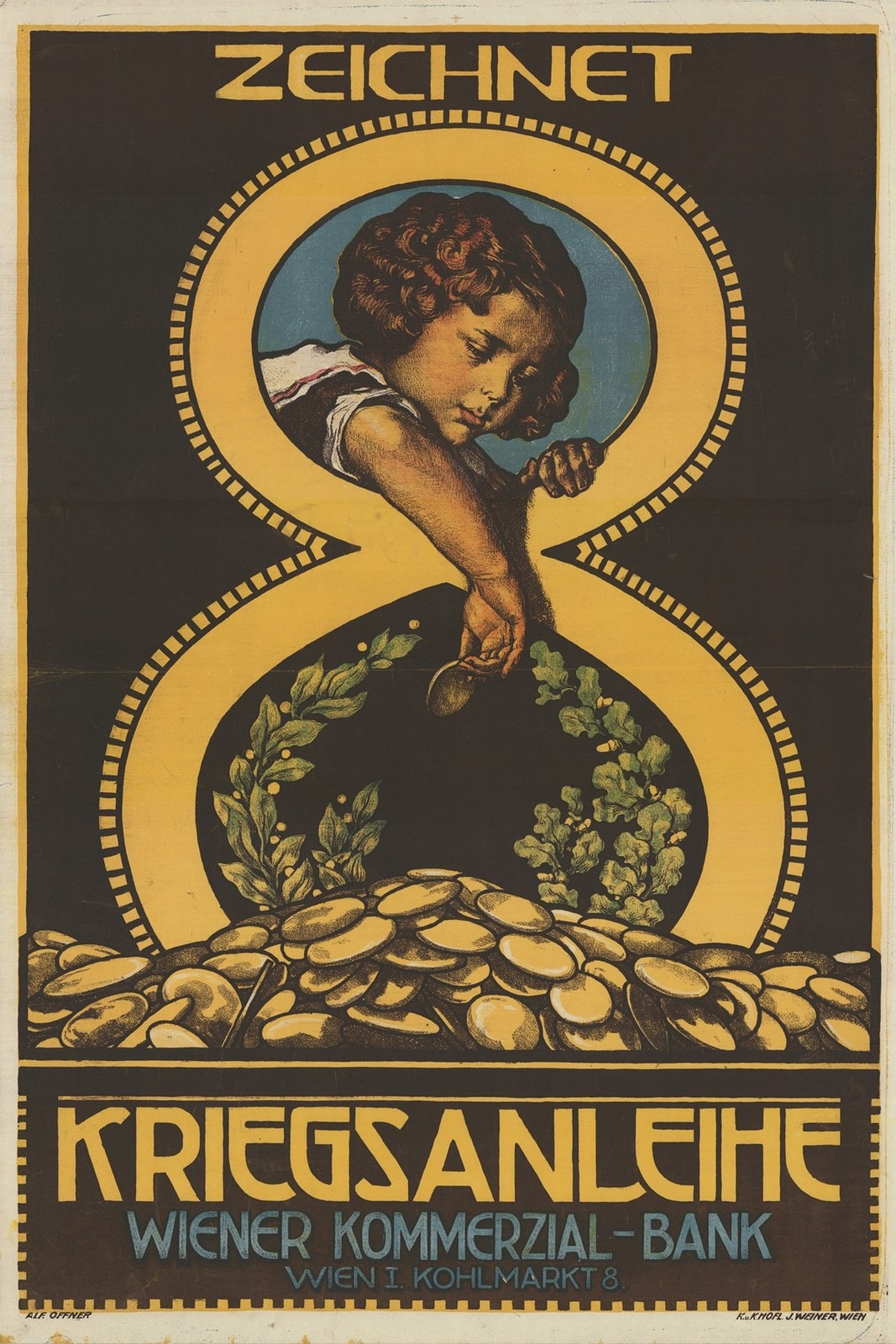 🗞️ WWI Kriegsanleihe Poster - Early 20th Century Historical Print - 24x36” 🗞️ WWI Kriegsanleihe Poster - Early 20th Century Historical Print - 24x36”