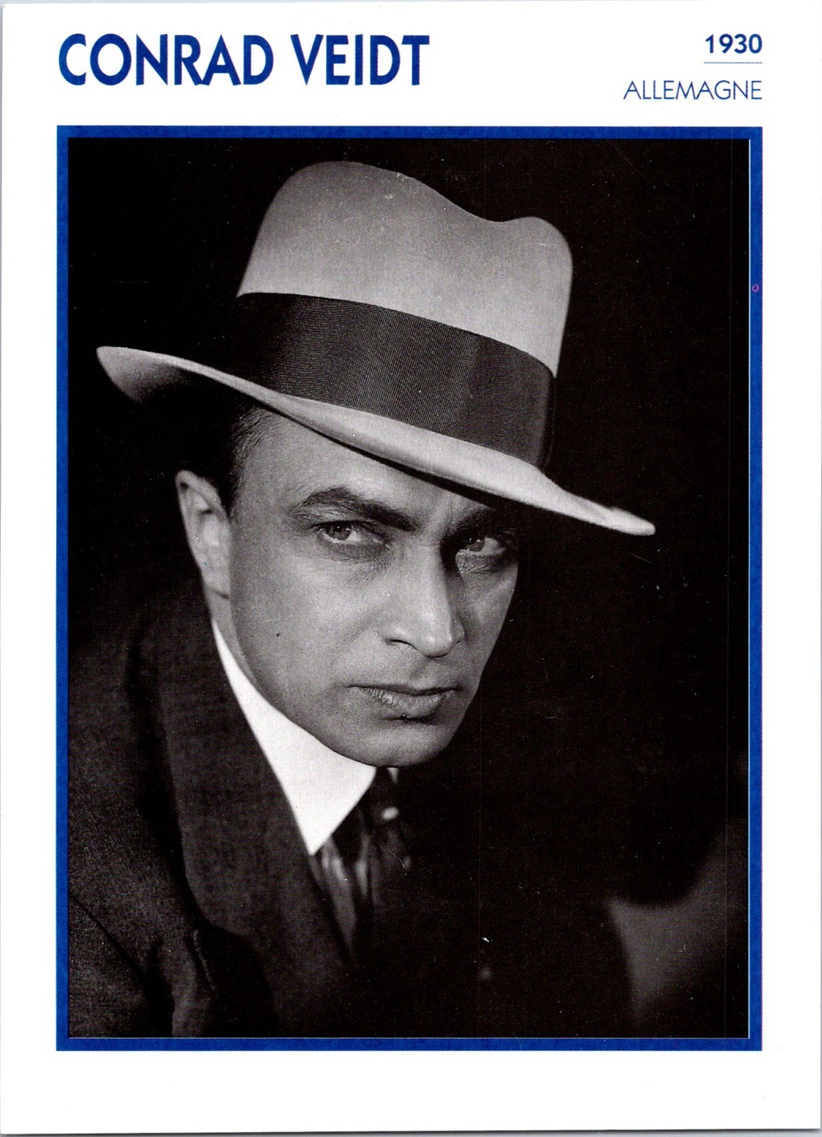 HOLYWOOD CINEMA STAR  PHOTO PRINT CONRAD VEIDT