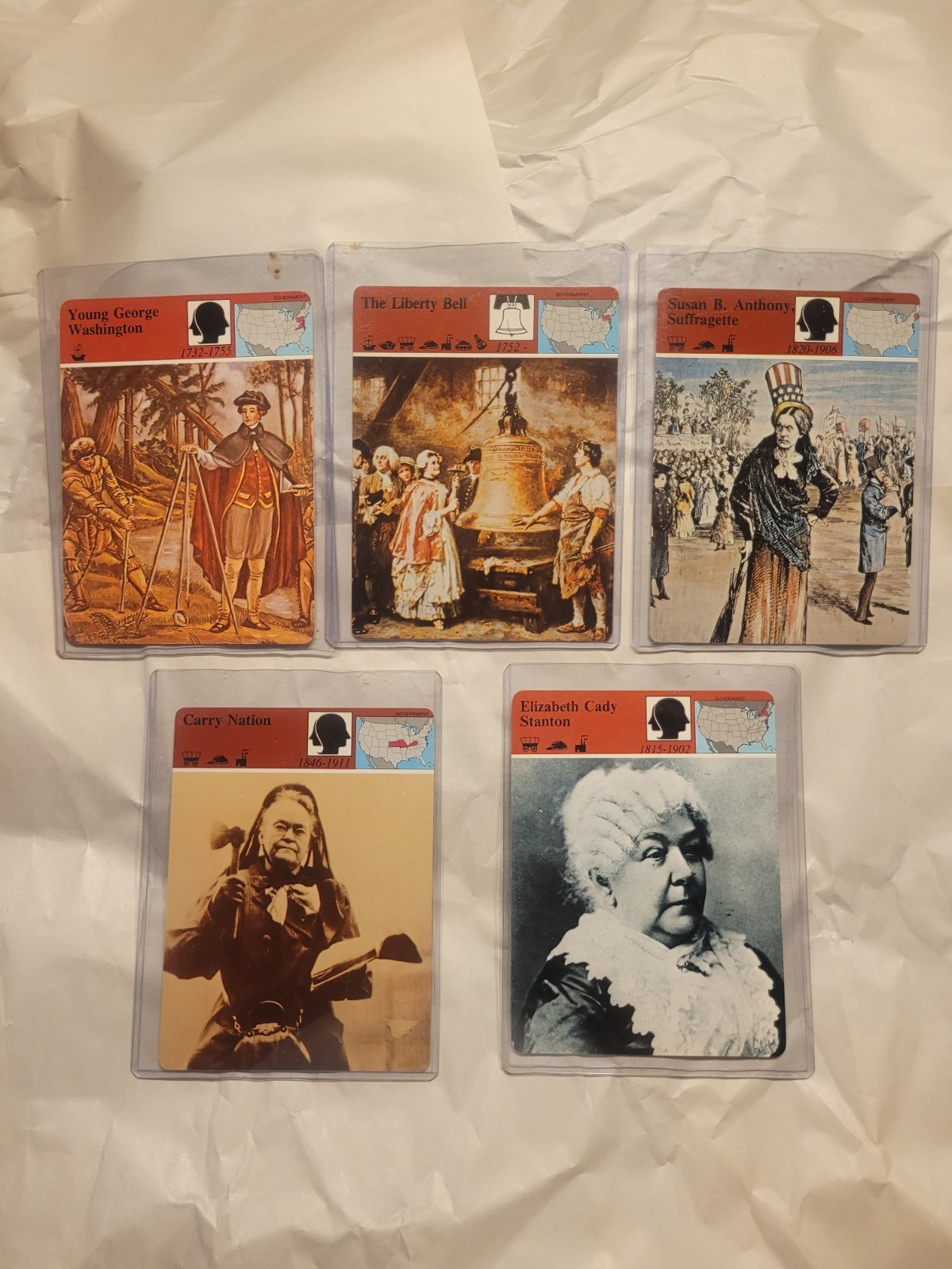 Panarizon Publishing 1979 Government Cards