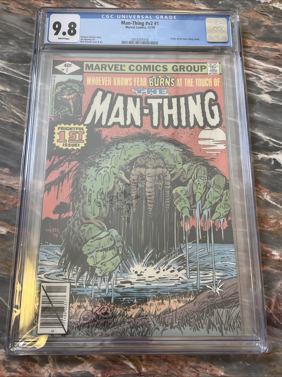 Man-Thing #v2 #1 Newsstand Variant (Marvel Comics November 1979) CGC 9.8