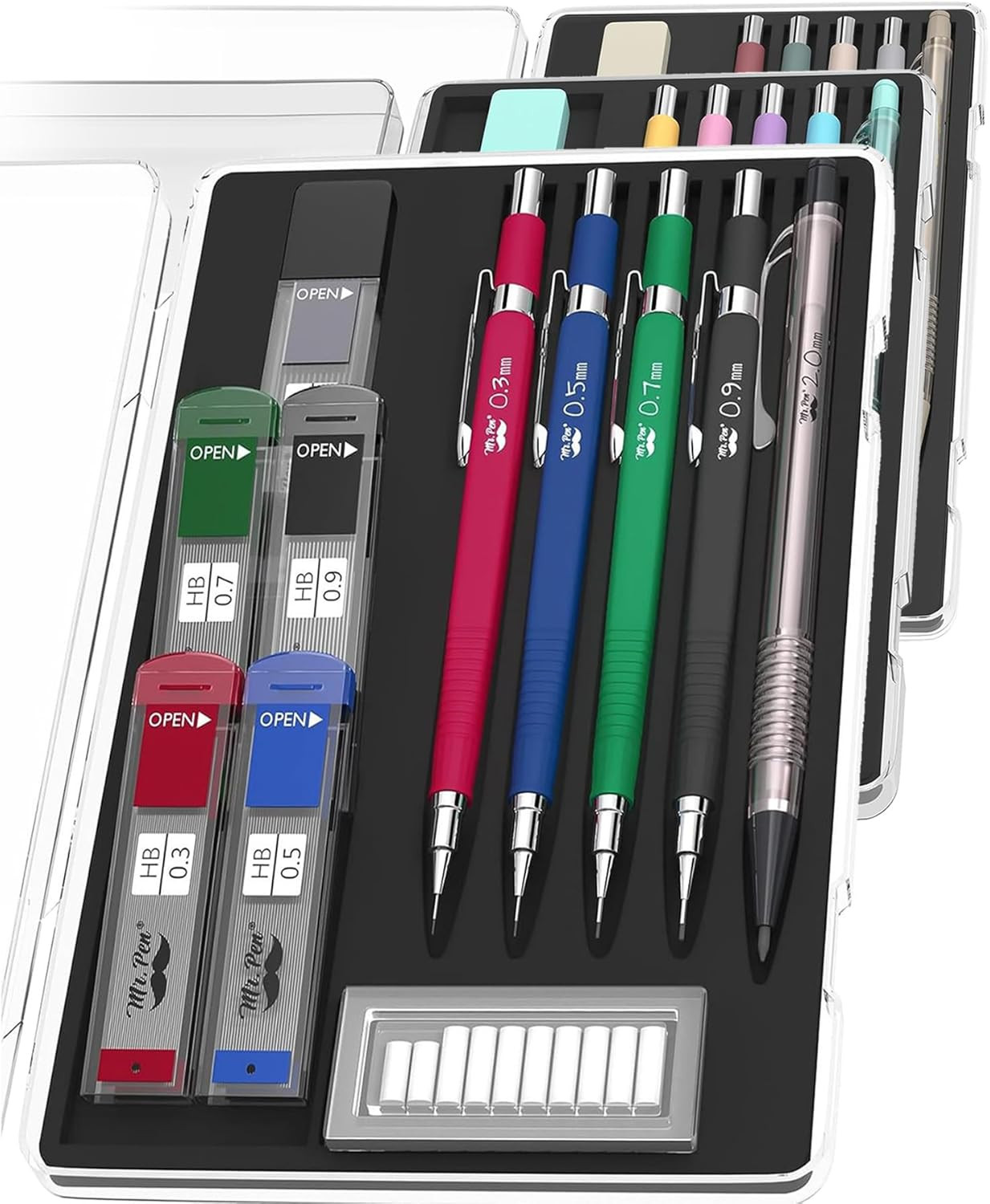 - Art Mechanical Pencil Set, 5 Mechanical Pencils , 5 HB Lead Refills - Art Mechanical Pencil Set, 5 Mechanical Pencils , 5 HB Lead Refills