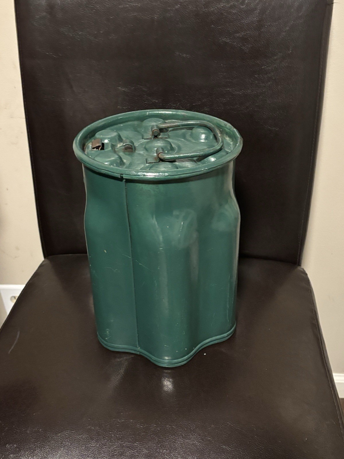 1930s Polar Pak 7 Coke Soda Bottle Ice Chest Cooler, Universal Container Co