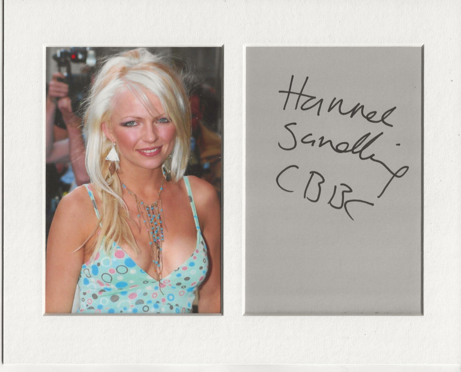 Hannah Sandling cbbc signed genuine authentic autograph signature UACC RD COA Hannah Sandling cbbc signed genuine authentic autograph signature UACC RD COA