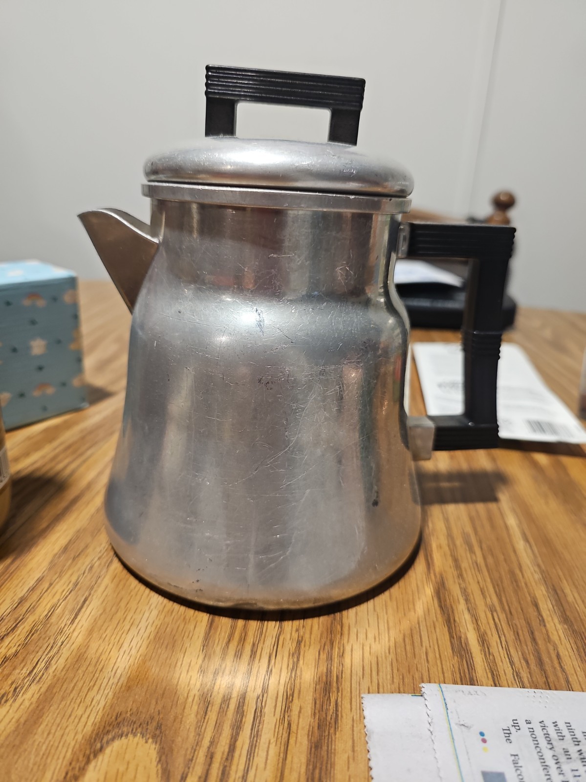 Vintage  Wear ever aluminum coffee pot 3006