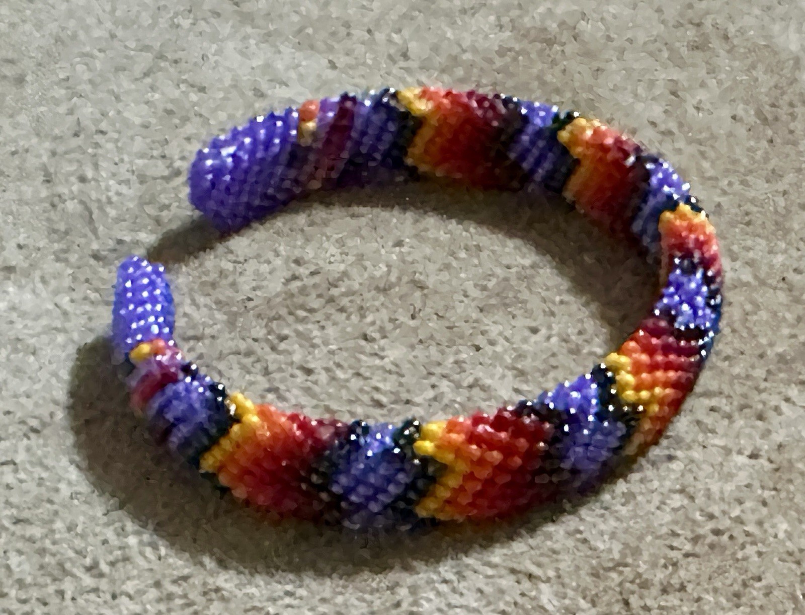 Gorgeous Native American Lakota Sioux Beaded Bracelet.