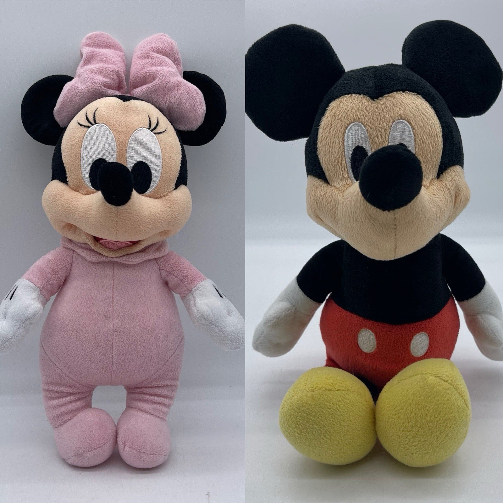 Disney Babies Minnie Mouse Plush / Disney Baby Mickey Mouse Jingler Plush