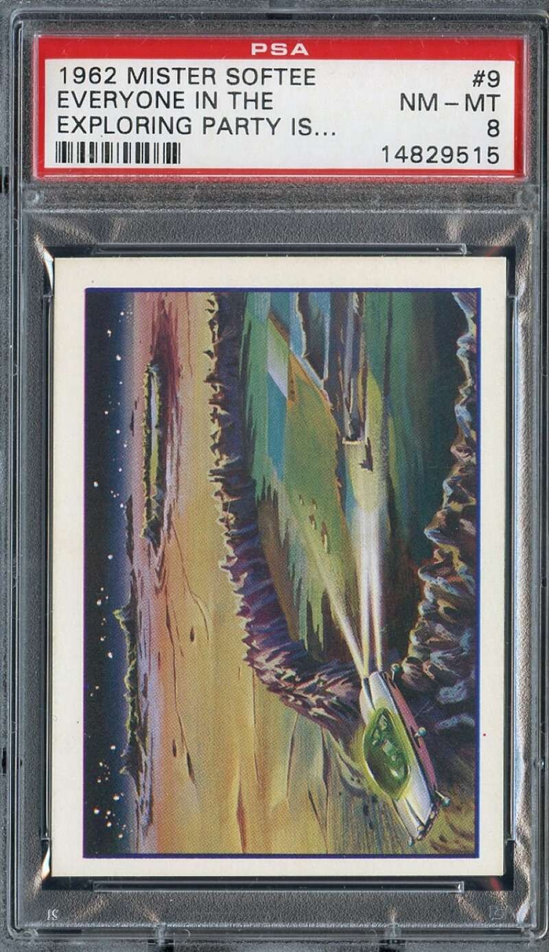 1962 MISTER SOFTEE #9 EVERYONE IN THE EXPLORING PARTY PSA 8 *DS15056