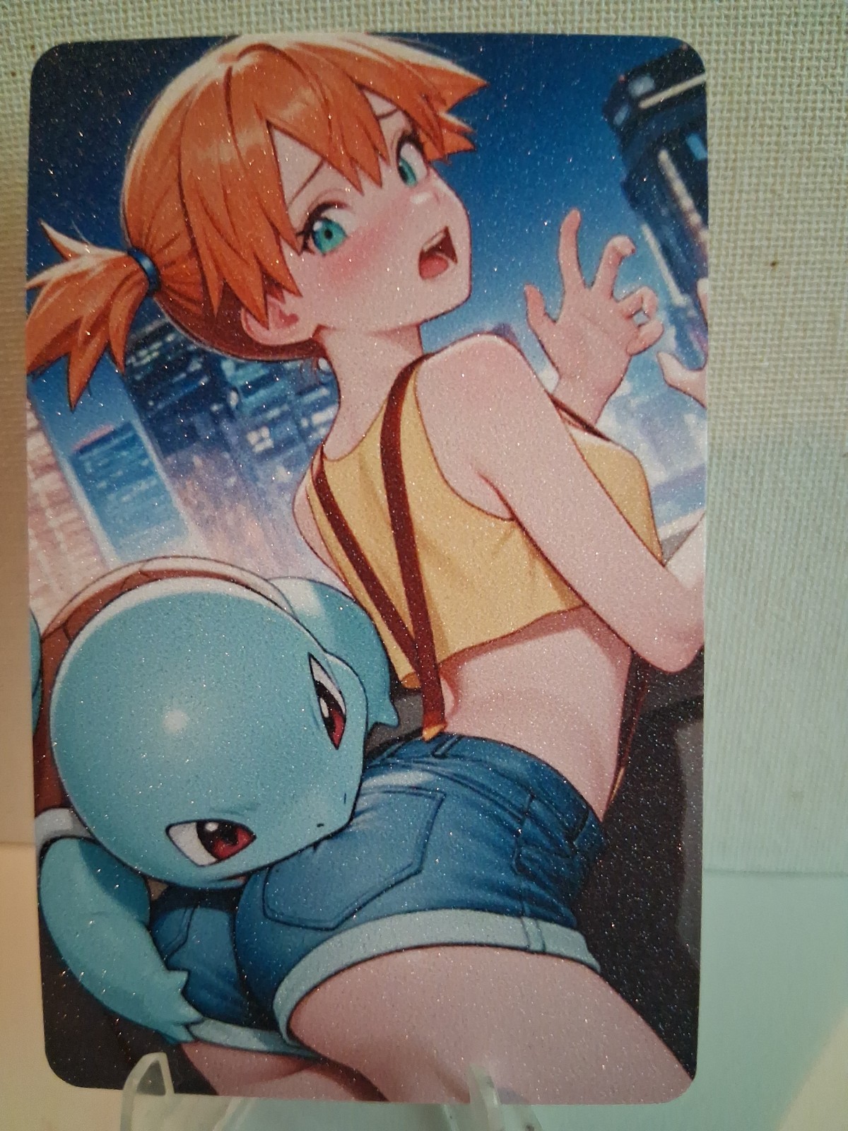 Misty -  Pokémon Glitter Anime Trading Card 