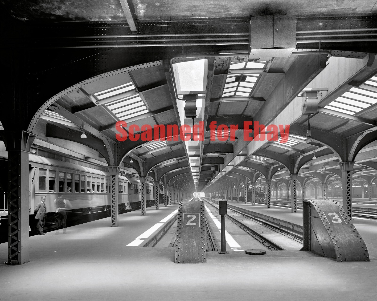 1911 Chicago Station North Western Railway Station 8x10 Photo 1911 Chicago Station North Western Railway Station 8x10 Photo