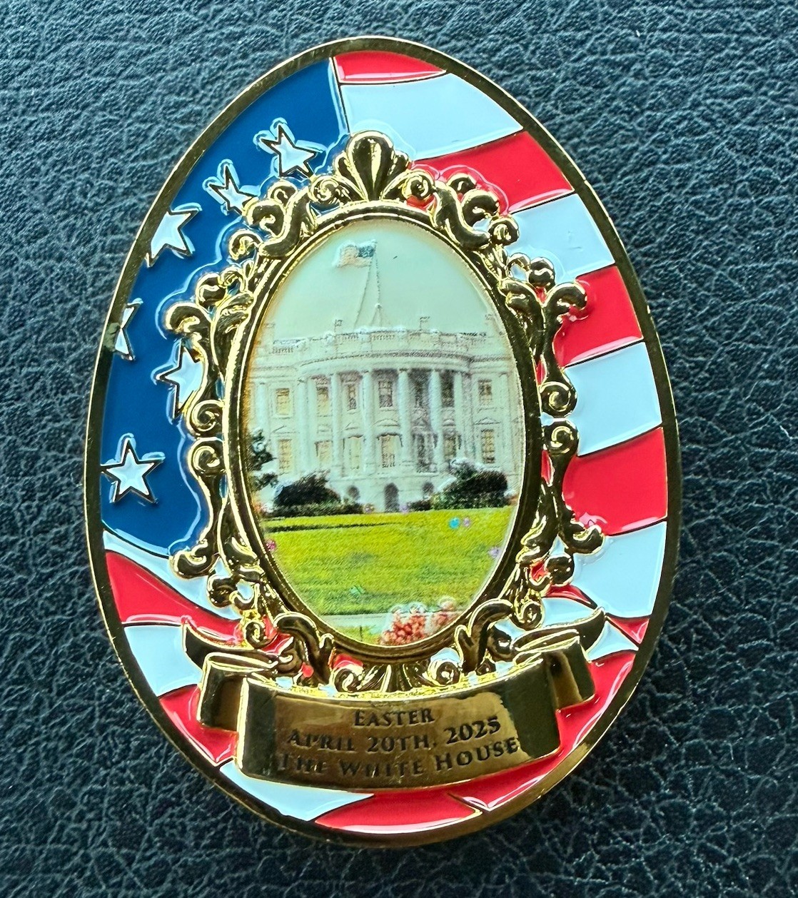 Official President Trump White House Easter Egg Secret Service USSS Police Coin