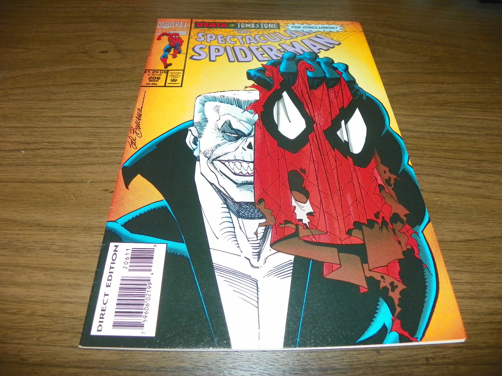 THE SPECTACULAR SPIDER-MAN - MARVEL - NOV 1993 - COMIC BOOK #206