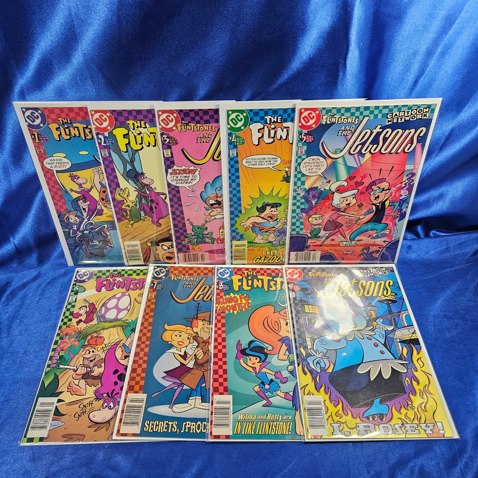 DC Comics Cartoon Network The Flintstones And The Jetsons #1 2 3 4 5 6 7 8 9 Lot