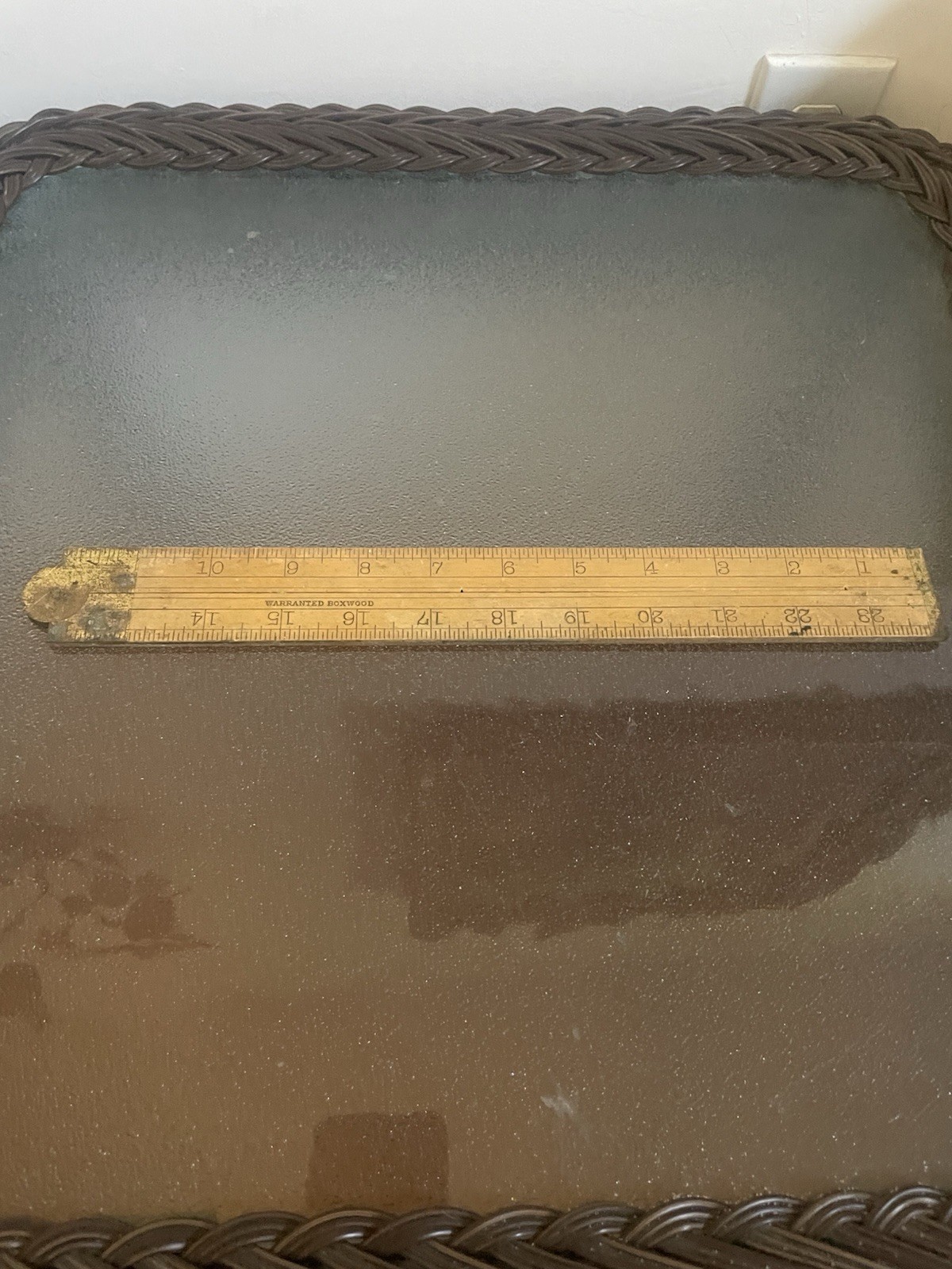 Antique VTG Stanley No 18 Boxwood Brass Folding Ruler 2 Foot/Fold Tool 1890-1920 Antique VTG Stanley No 18 Boxwood Brass Folding Ruler 2 Foot/Fold Tool 1890-1920