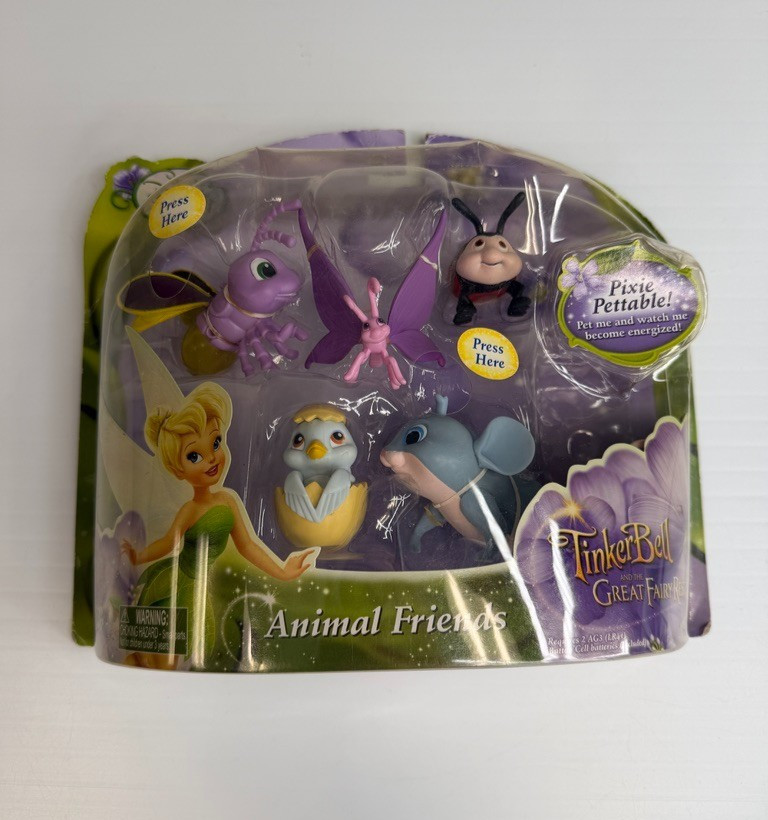 Disney Fairies Animal Friends Figure Set Tinker Bell Rescue Collect Rare 2010 Ni