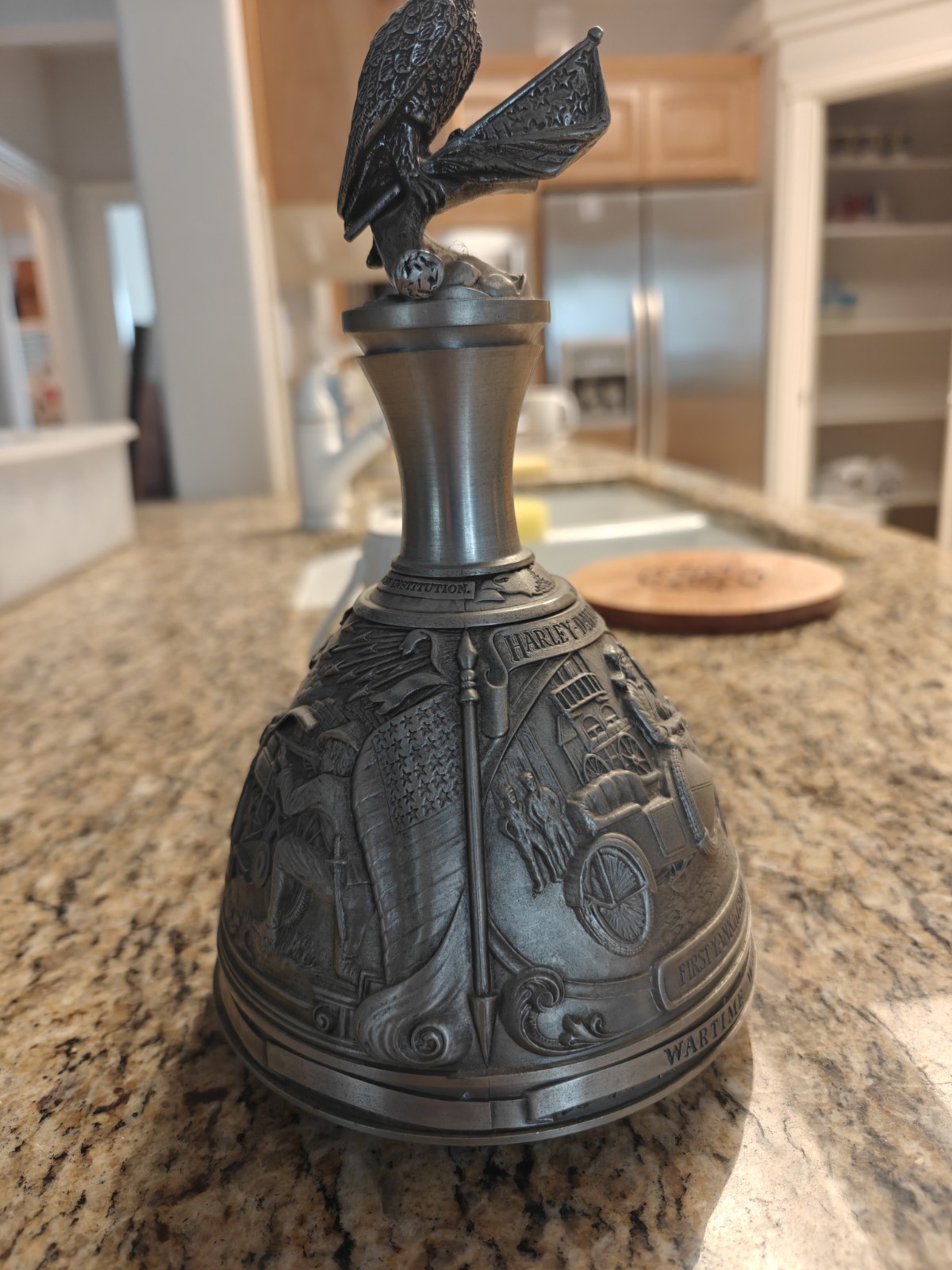 1990 Harley Davidson GERZ Pewter Stein #722/2000 West Germany Limited Edition