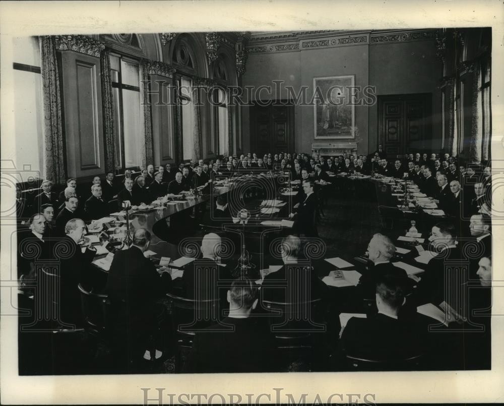 1935 Press Photo The First Session of the London Naval Conference of 1935