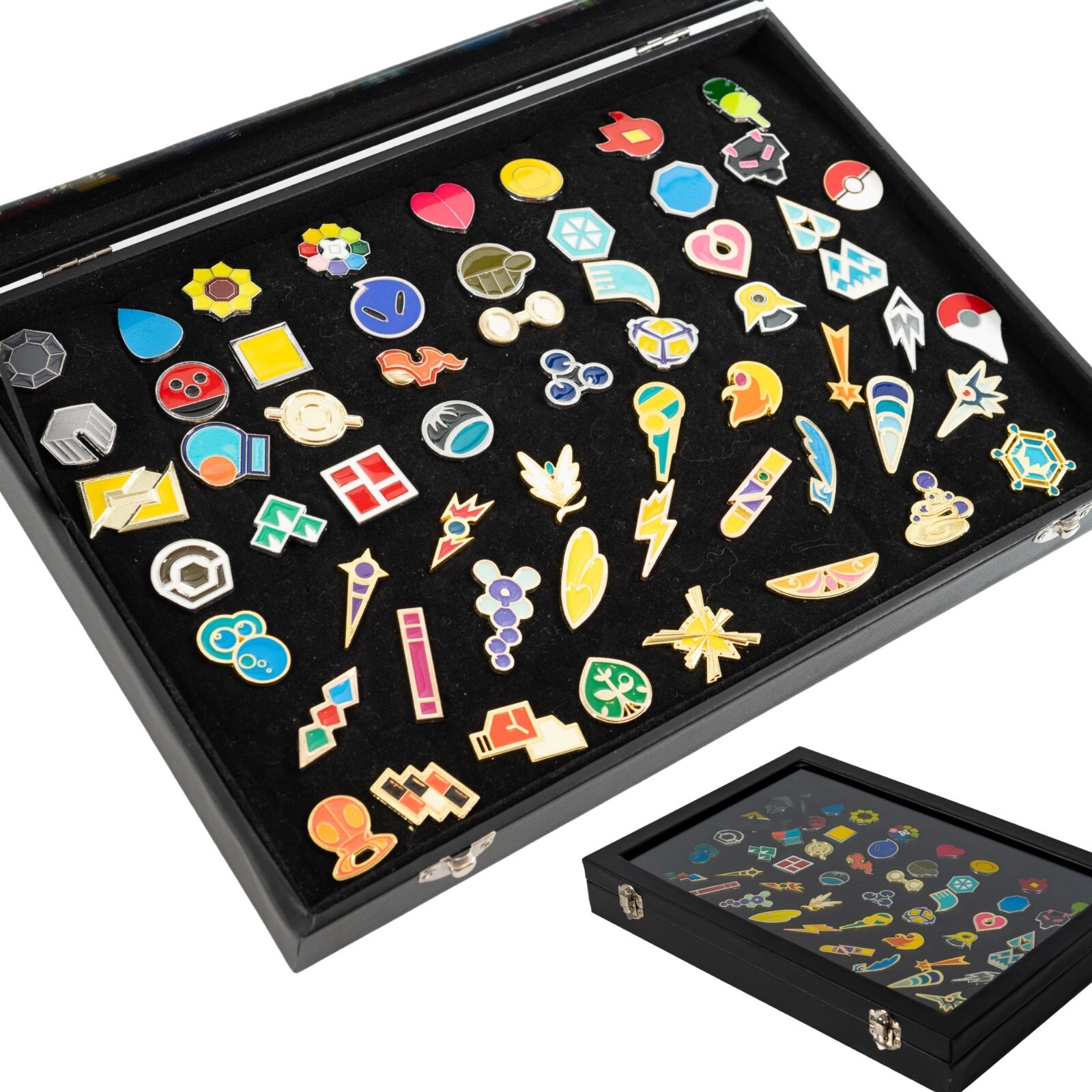 Pokemon GYM Badges + Variations Gym Badges from Generation Gen 1-6 Pin Brooch