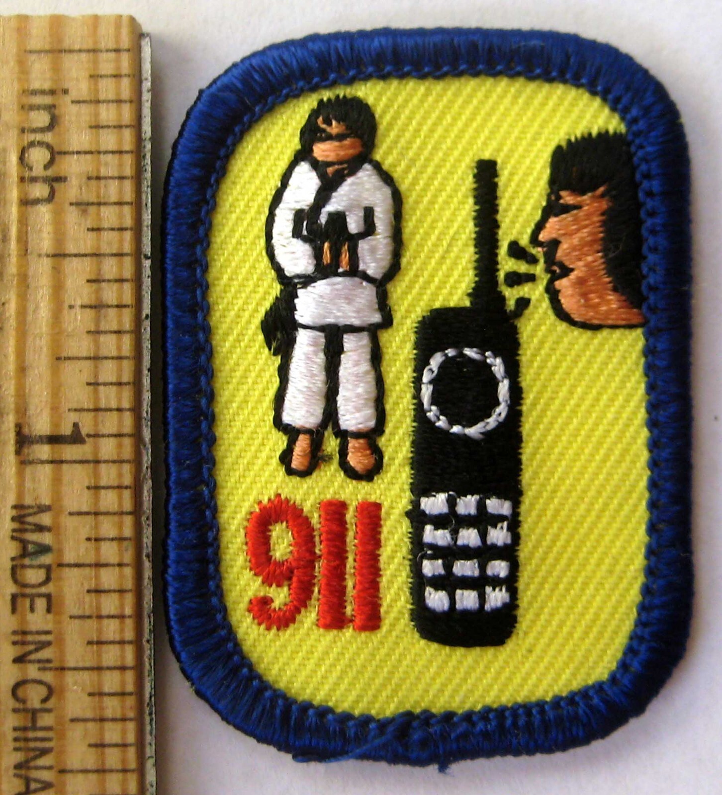 Retired Girl Scout Self YOUR BEST DEFENSE BADGE IP Interest Project Karate Patch