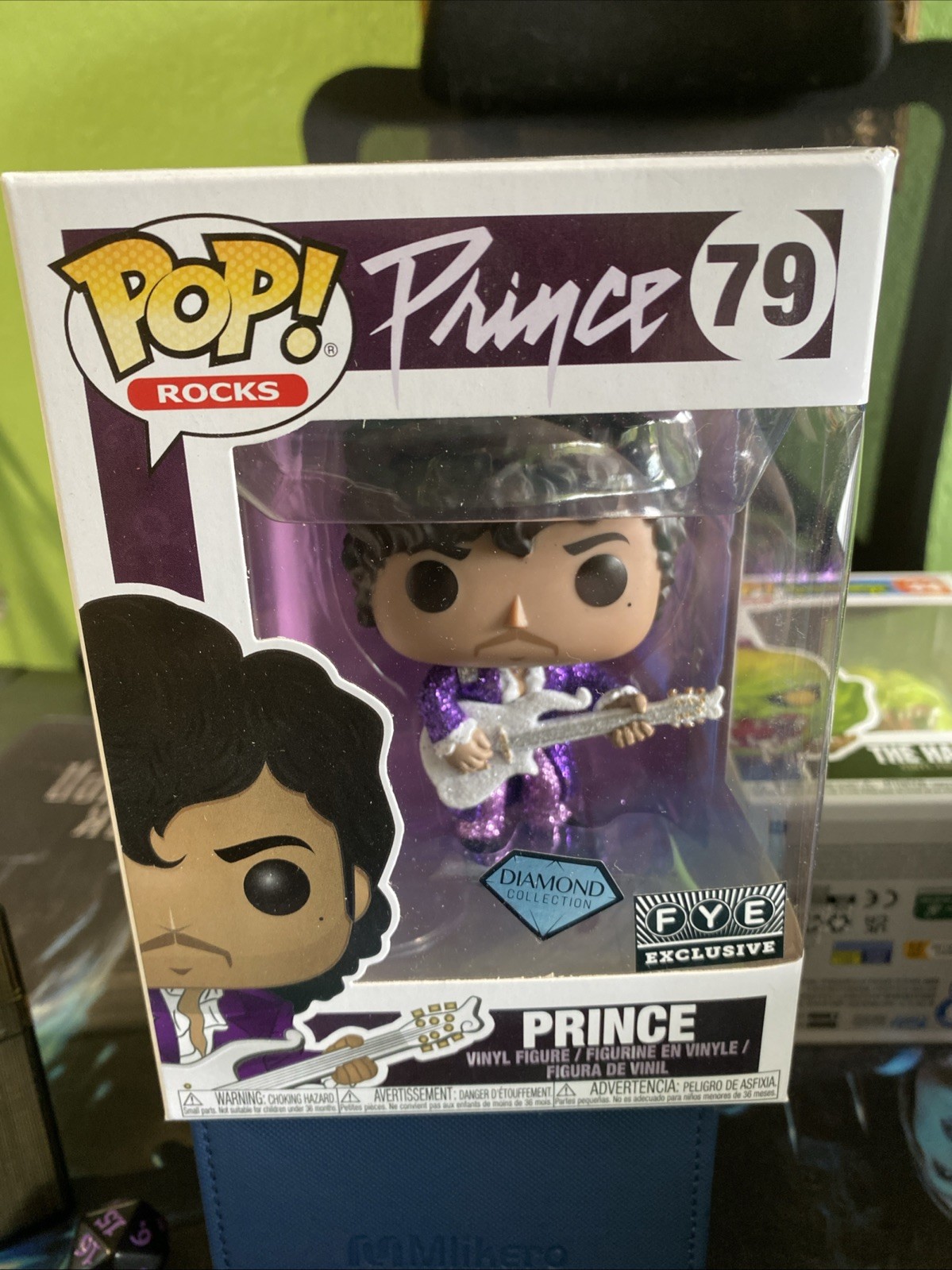 Funko Pop Vinyl: Prince (Purple Rain) - FYE (Exclusive) #79 And Diamond Glitter