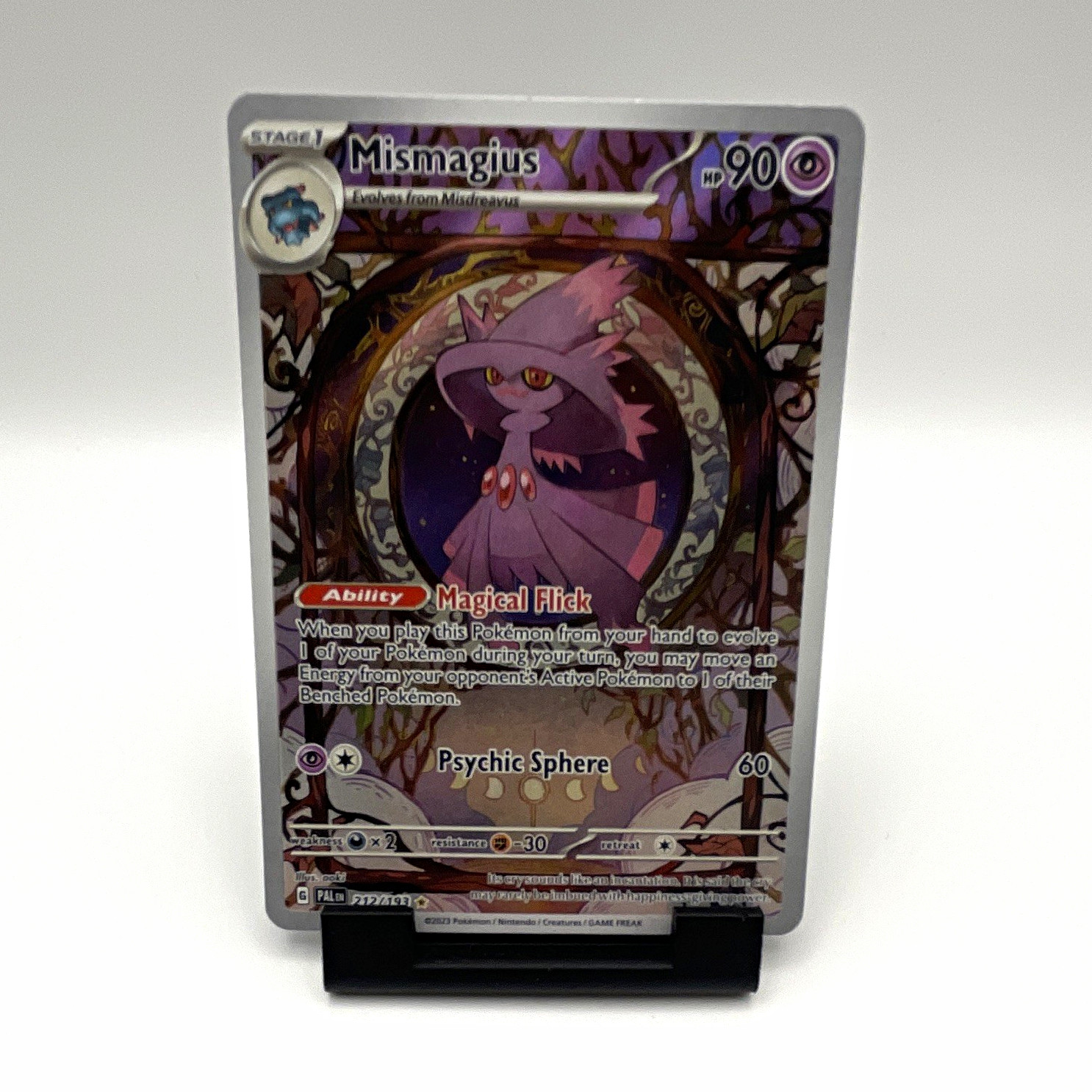 Mismagius 212/193 Pokemon TCG Paldea Evolved - Stage 1 - Holo Rare - EN 2023 Mismagius 212/193 Pokemon TCG Paldea Evolved - Stage 1 - Holo Rare - EN 2023