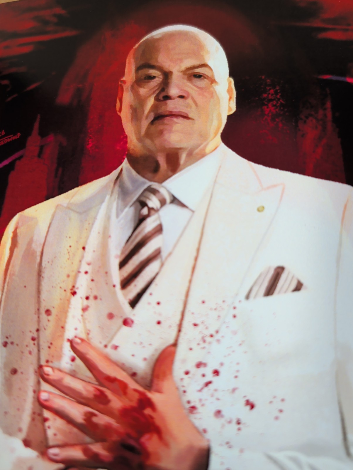 DAREDEVIL MR. FISK (KINGPIN) ART BOOK BY BIG IV LTD 30 NEW