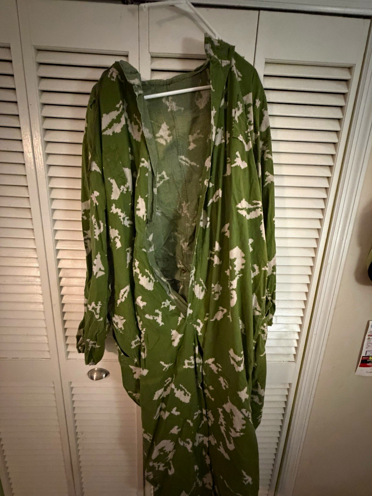Vintage Soviet Berezka reversible coveralls size 3