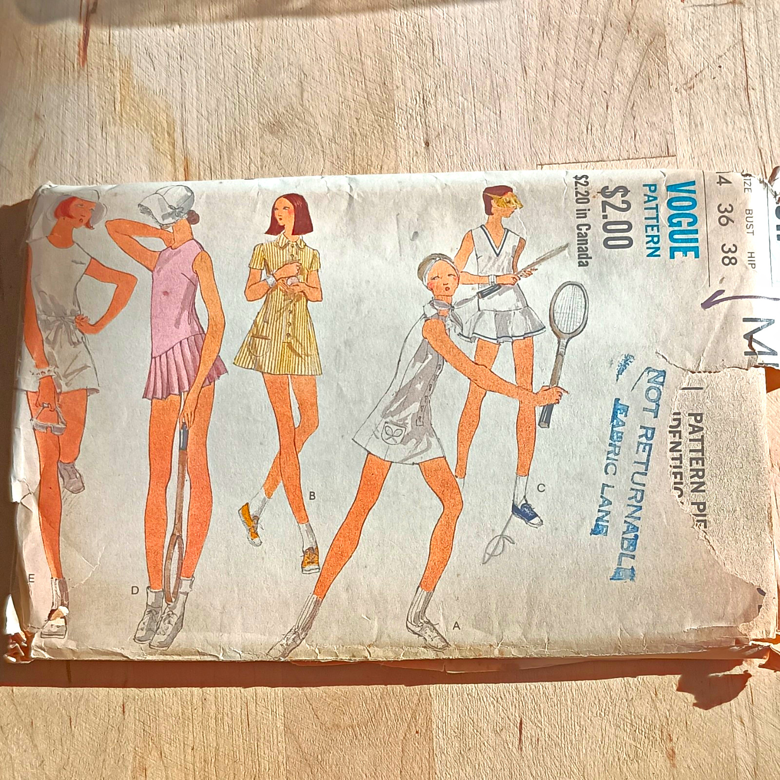 Vogue Pattern 7817 Misses Dress & Briefs Sewing Pattern Vintage