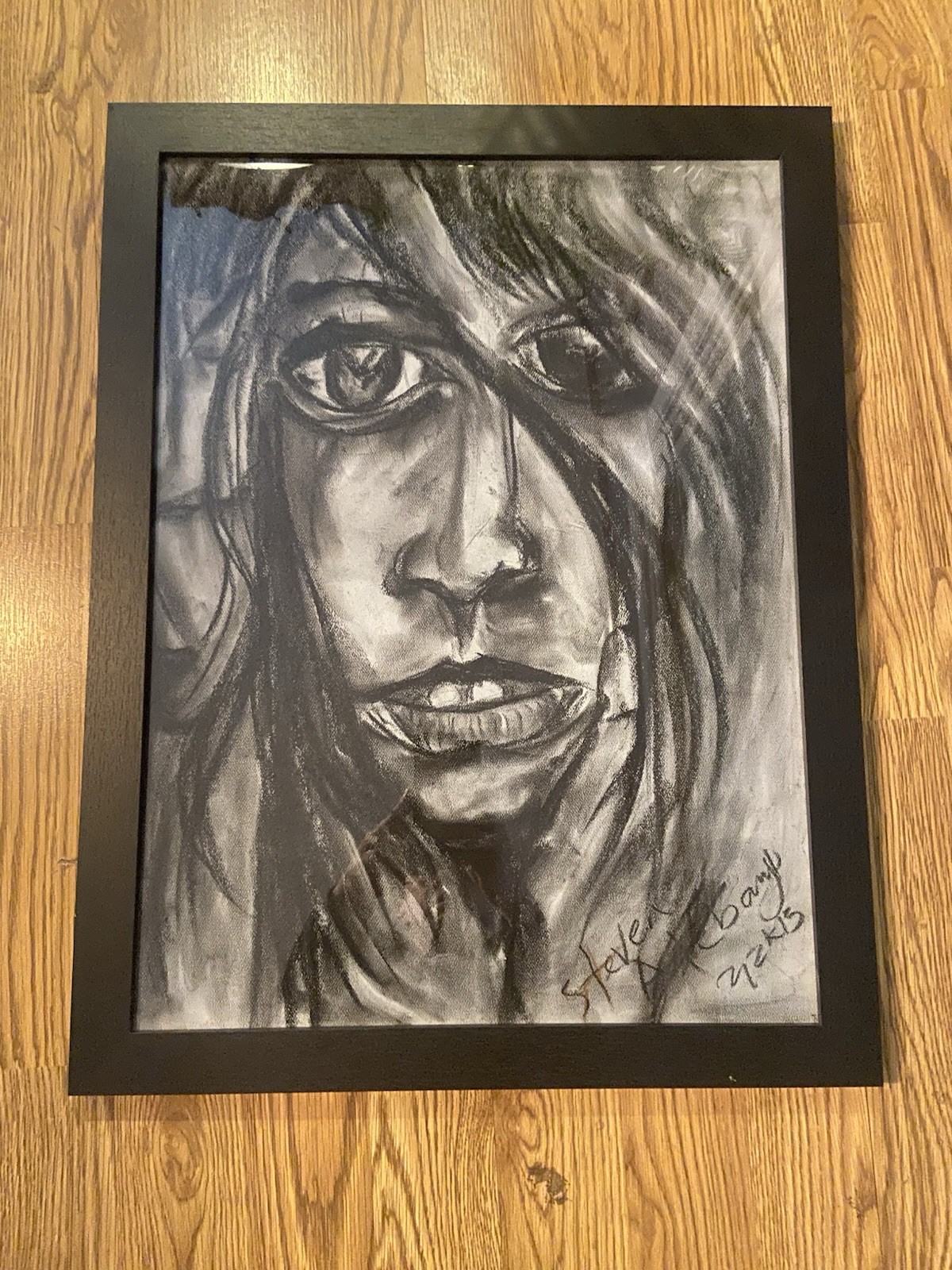 RARE Original Chalk  Artwork Sketch  “Lady Love ” 18”x24”