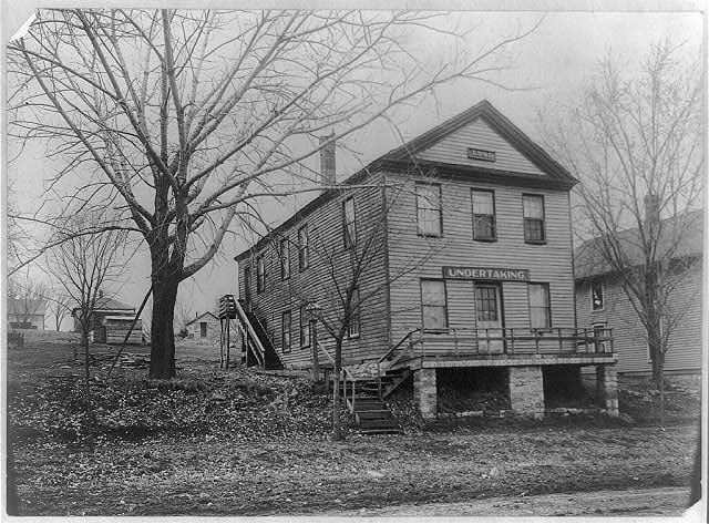 I.O.O.F. Hall Undertaking Funeral Home c1903 Fraternal Lodge Mortuary