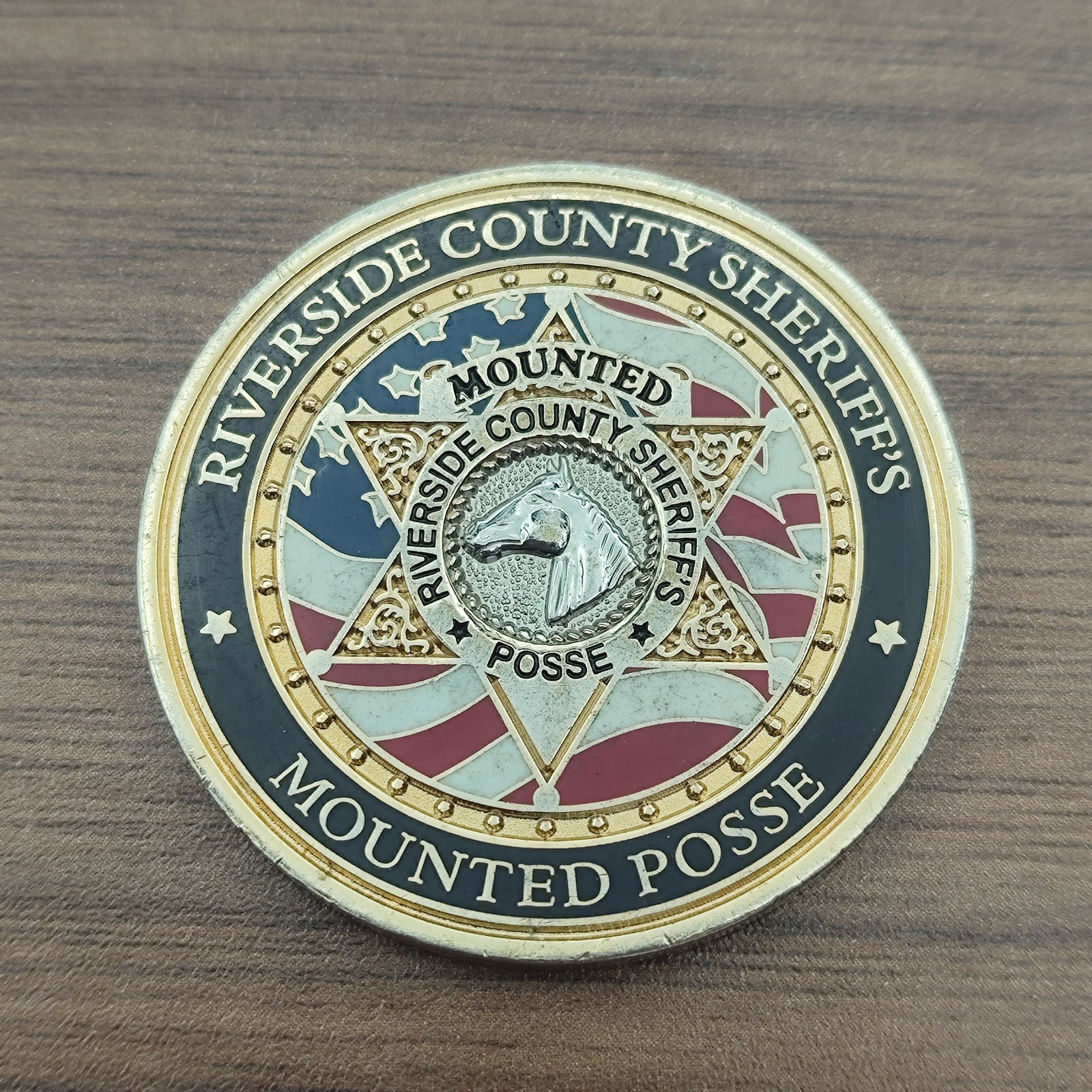 Riverside County Sheriff's Mounted Posse Challenge Coin