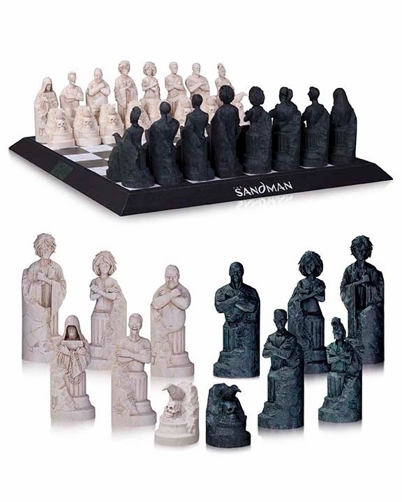 DC Vertigo Sandman Chess Set - Collectible Rare