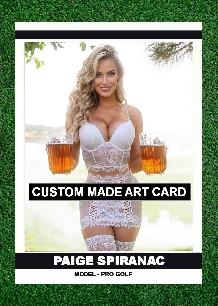 Paige Spiranac Model - Actress - Golf  Art Card