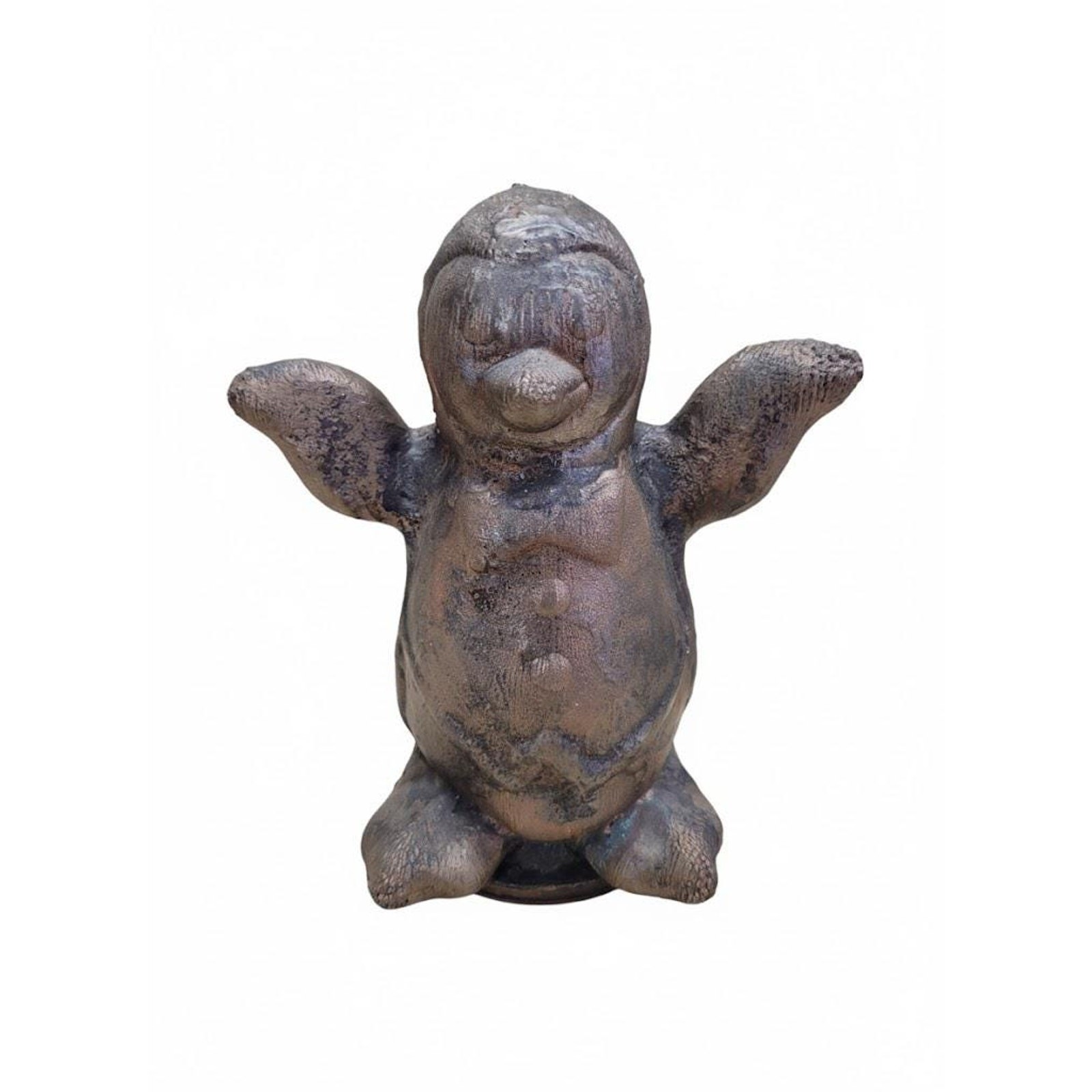 Vintage Bronze Foundry Mold — Munsingwear Penguin Industrial Sculpture