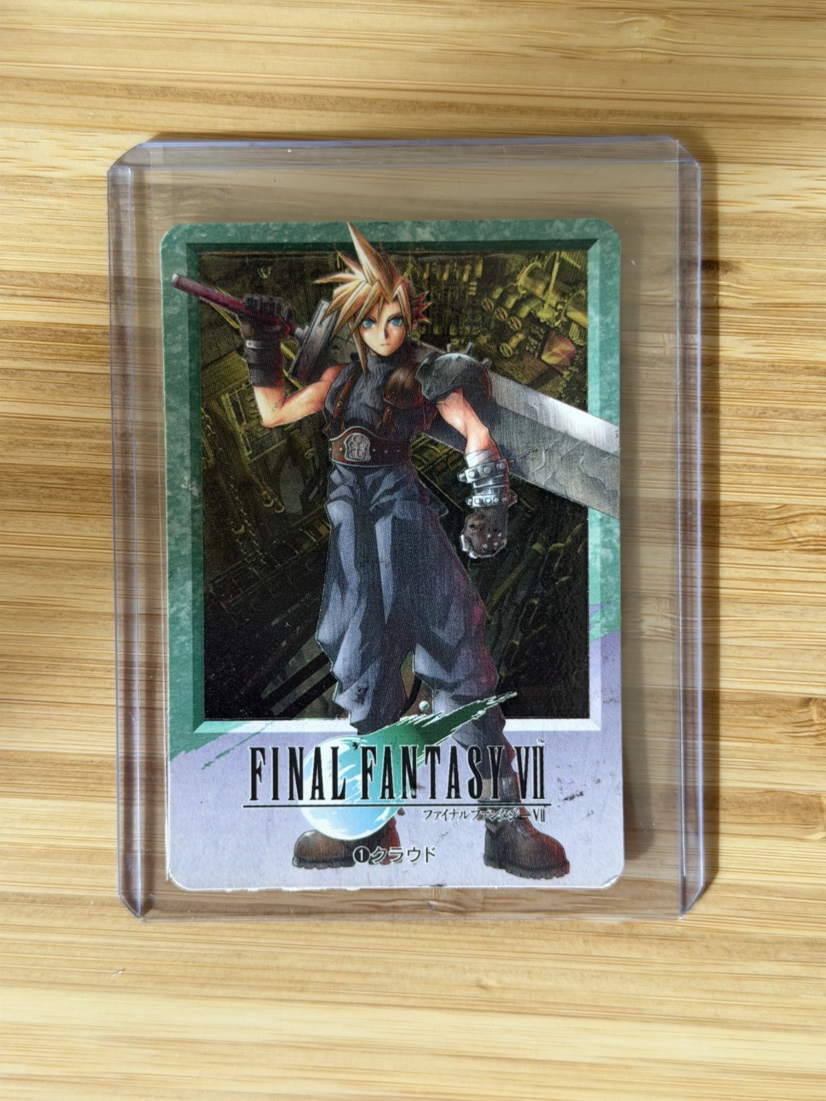1996 Bandai Carddass Final Fantasy VII Cloud Strife #1