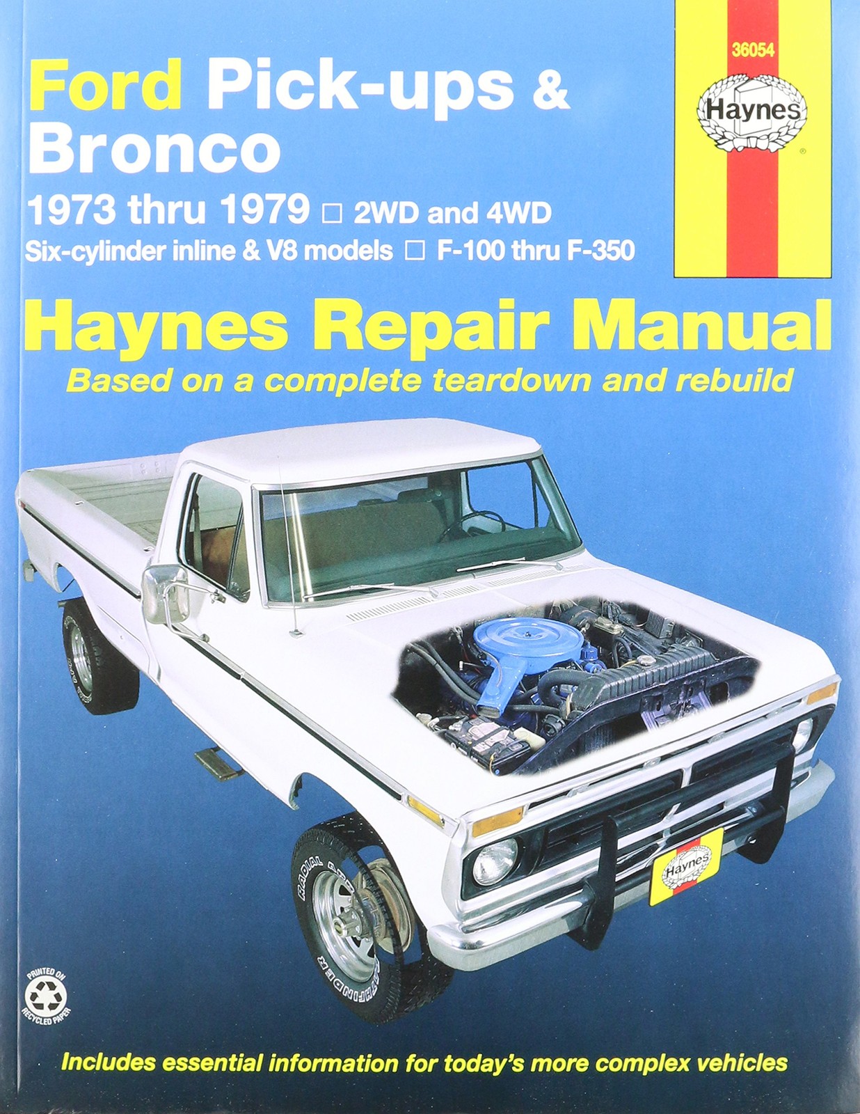 Haynes Ford Pick-ups and Bronco (73-79) Manual 36054