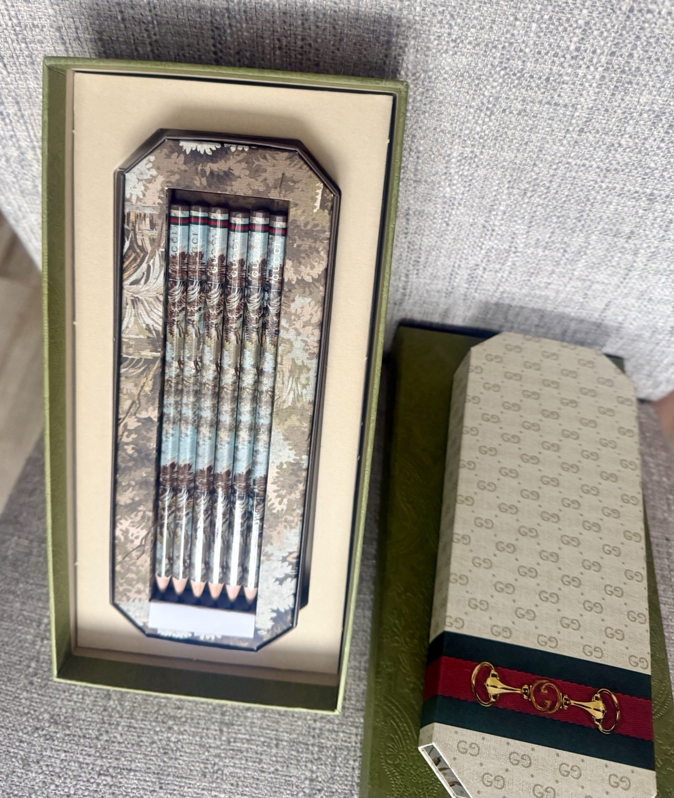 Gucci Pencil Set in Gift Box 6pc Luxury Couture Gift New Gucci Pencil Set in Gift Box 6pc Luxury Couture Gift New