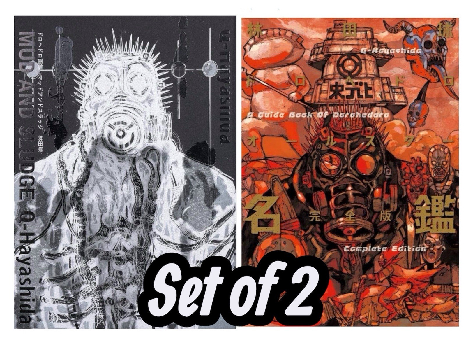 Dorohedoro Artworks MUD AND SLUDGE & All Star Complete Edition Art Book Set NEW