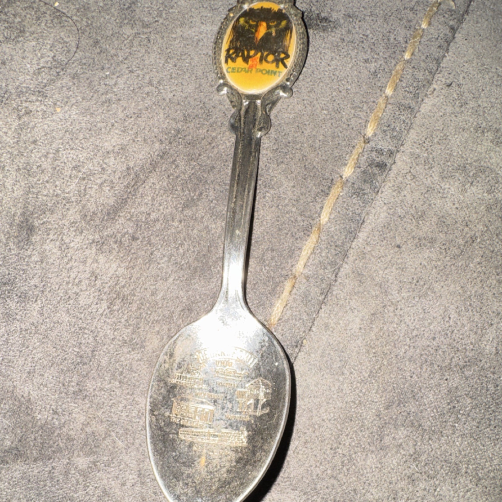 Cedar Point Amusement Park Collectible Spoon Raptor Souvenir 1996