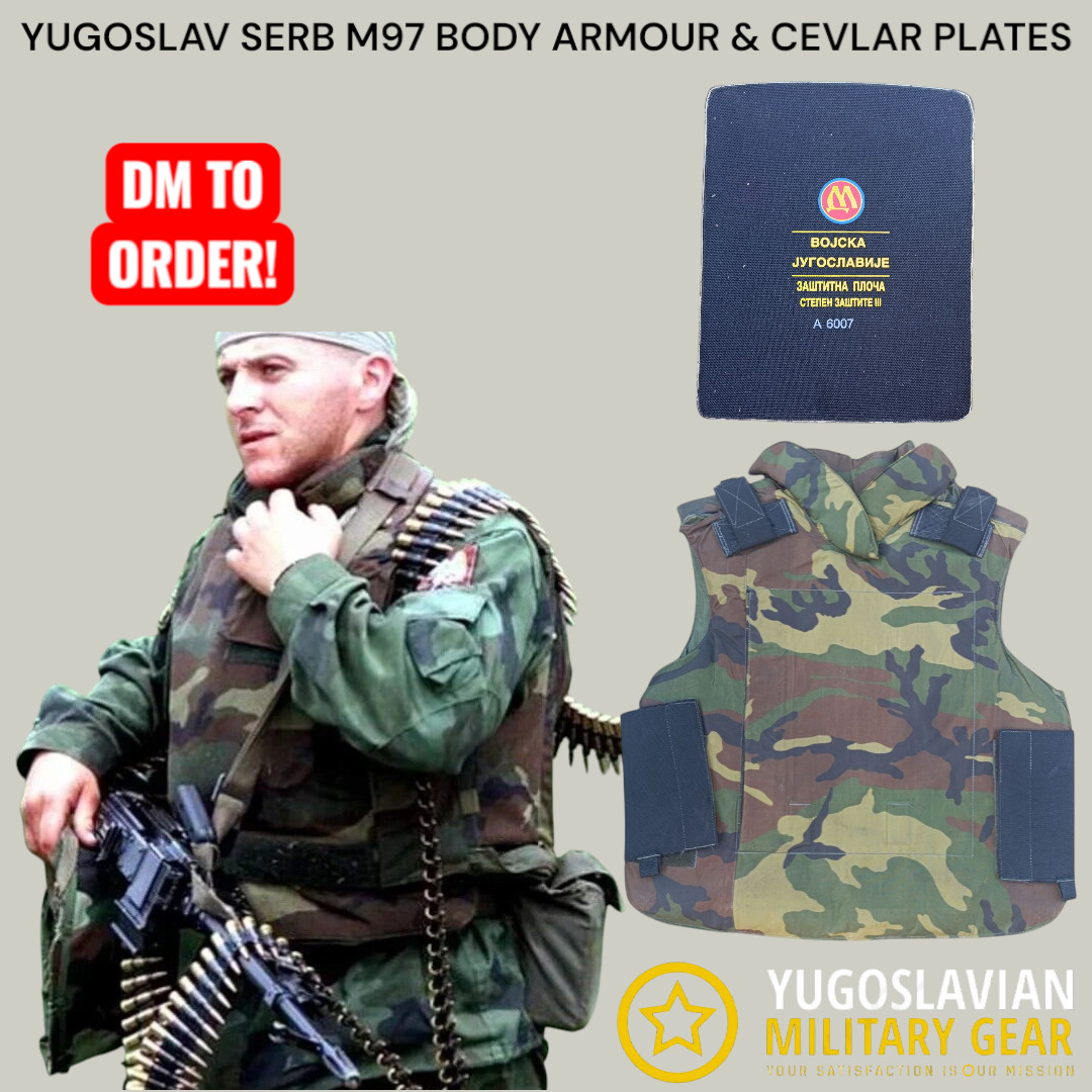 Yugoslavia/Serbia/Balkan War Yugoslav Army VJ M97 Plate carrier