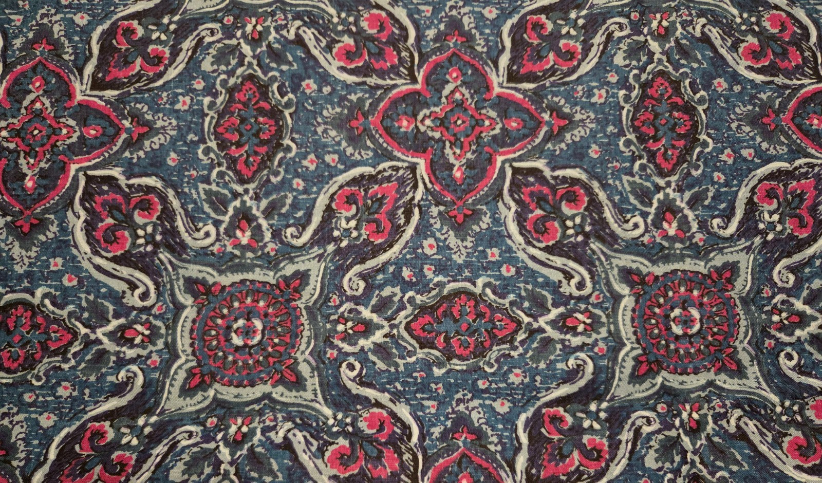 Vtg. 1950s-1960s Fashion Looms Fabric Cotton 36\