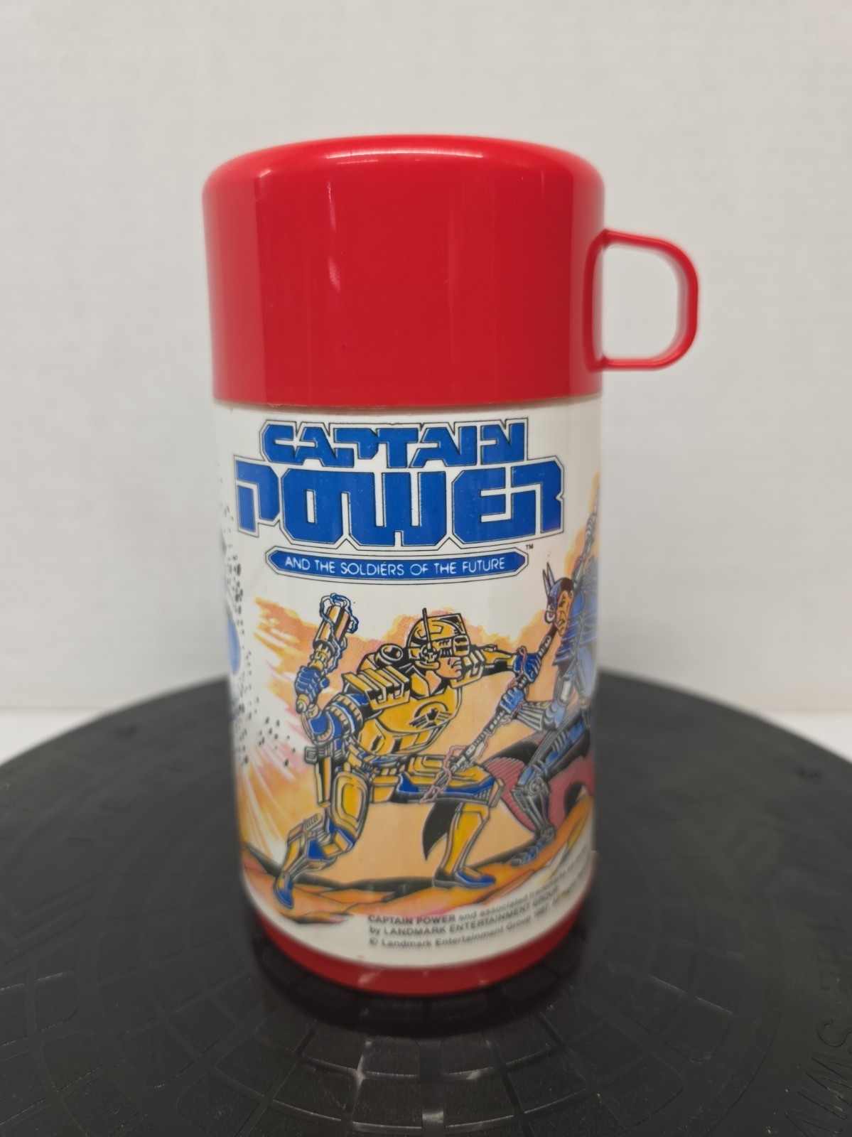 Vintage 1987 Aladdin Captain Power & The Soldiers of the Future Plastic Thermos