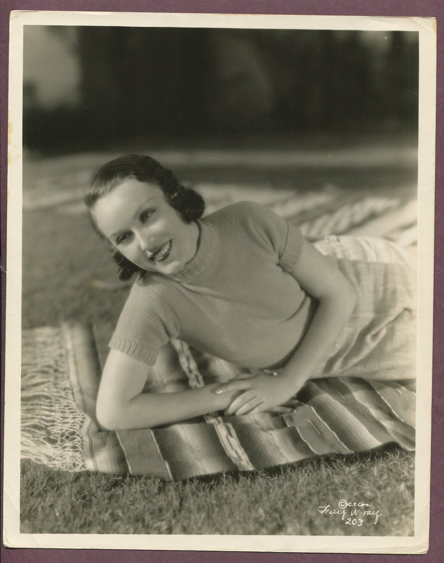 FAY WRAY Flapper Girl Scream Queen 1930\'s Original Glamour Photo J673