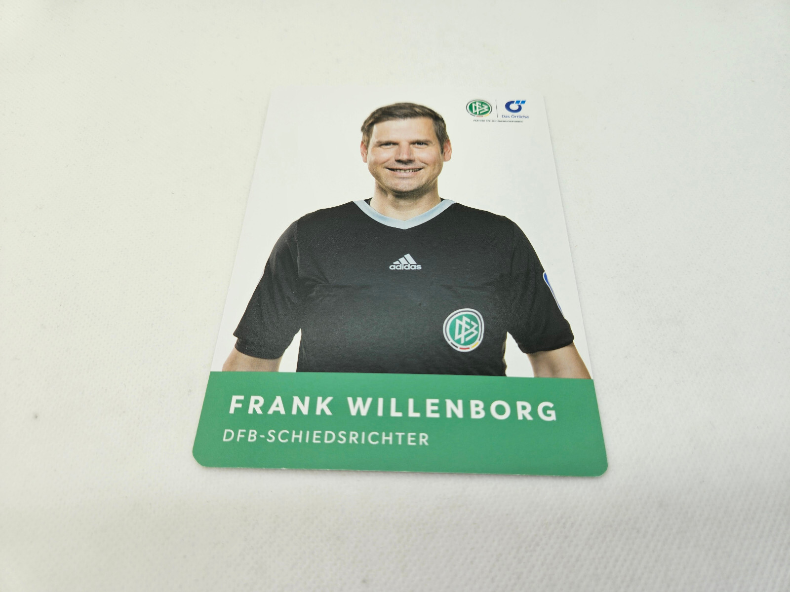 FRANK WILLENBORG (DFB REFEREE) signed autograph card 10x15 (1358) FRANK WILLENBORG (DFB REFEREE) signed autograph card 10x15 (1358)