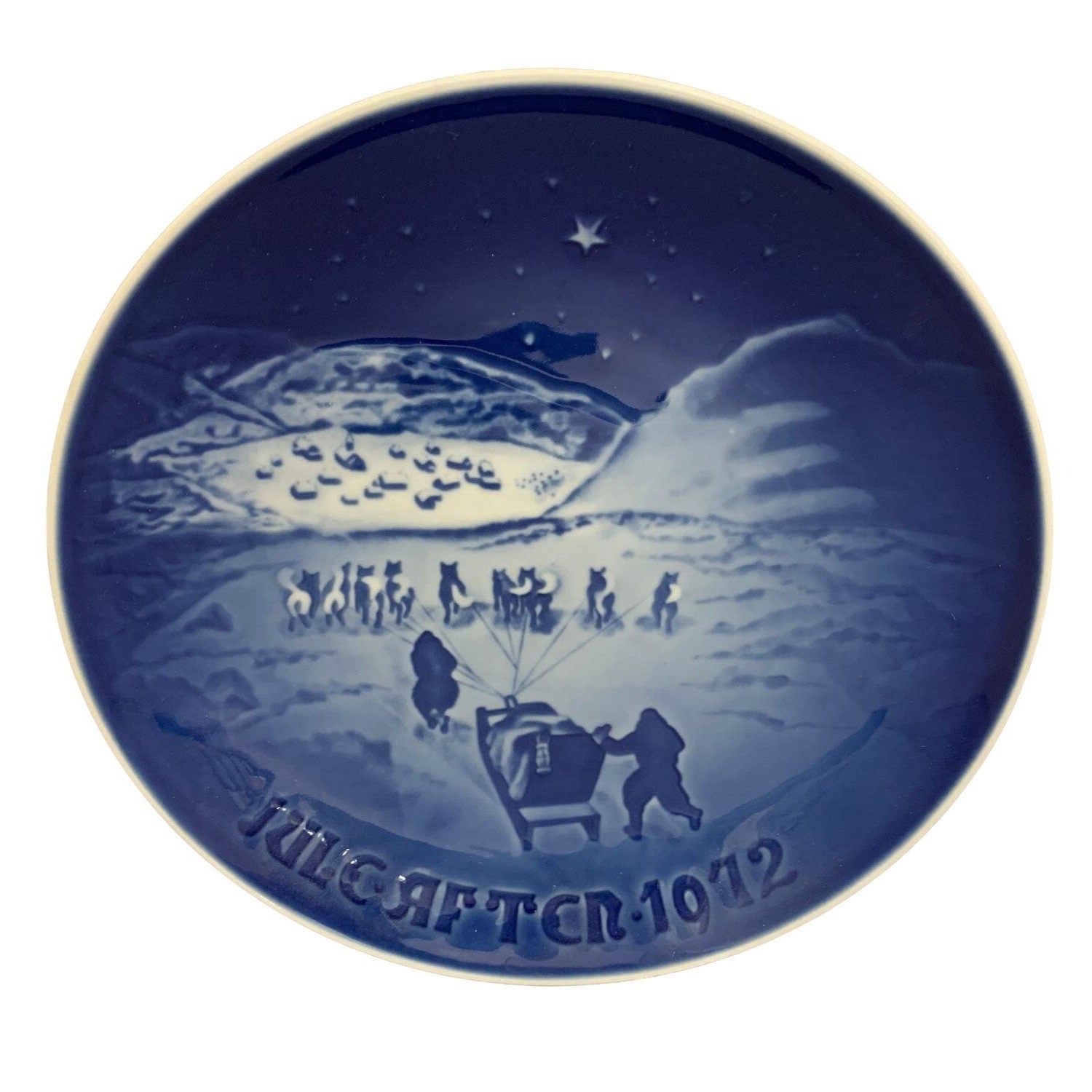 B&G Copenhagen 1972 Christmas Plate Christmas in Greenland Denmark 7