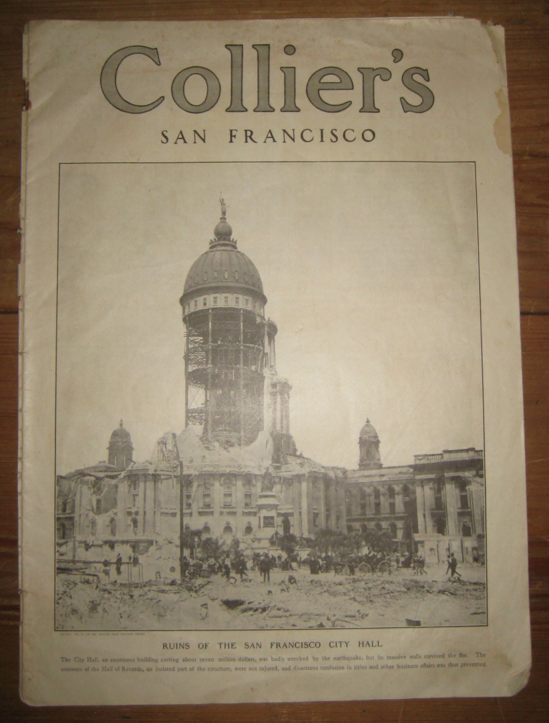 May 5, 1906, Collier\'s Magazine, San Francisco Earthquake And Fire